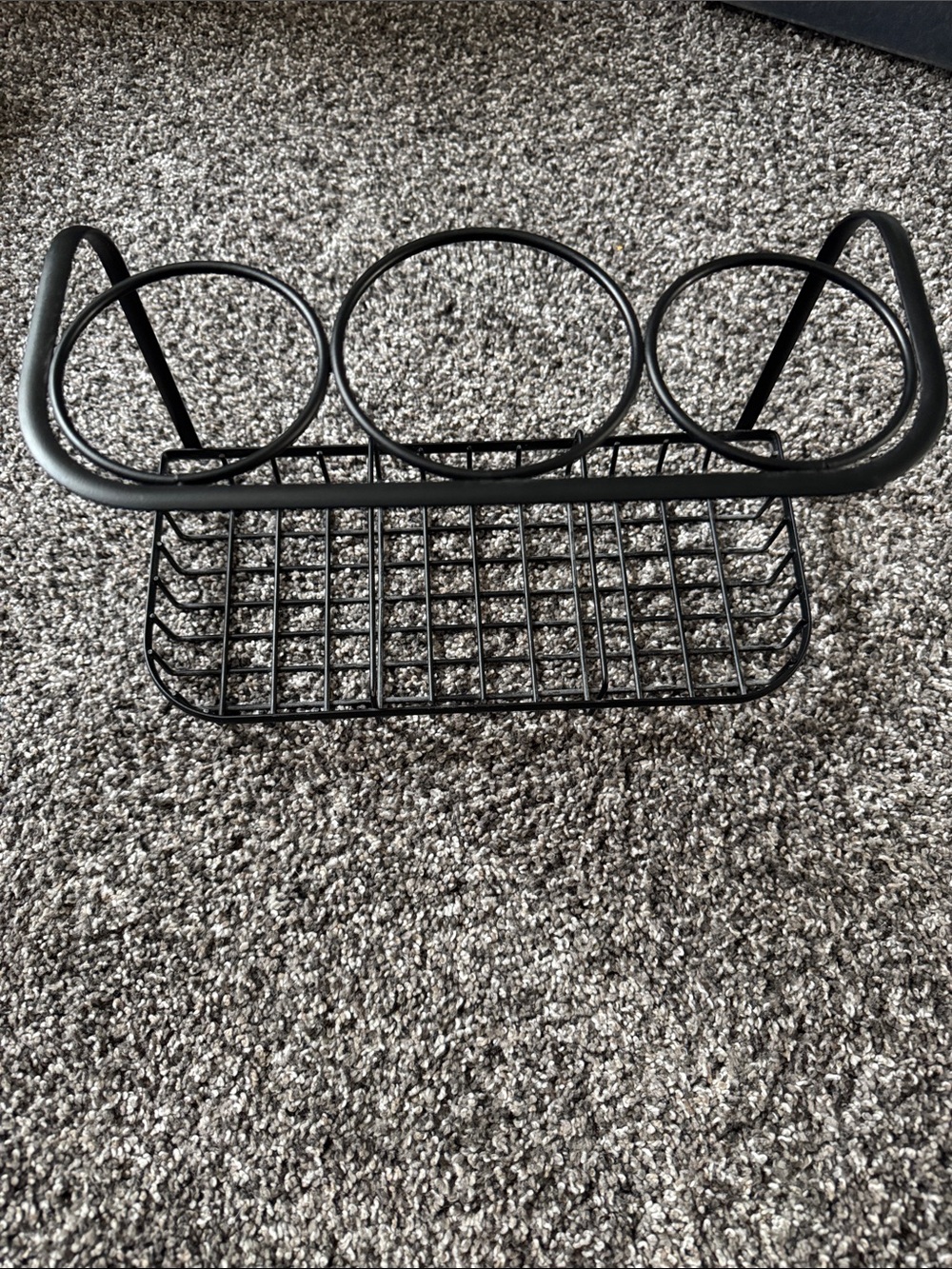 Black Metal Organizer Stand